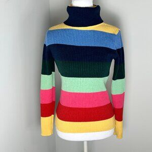 Tommy Hilfiger Multi Color Cowl Neck Sweater